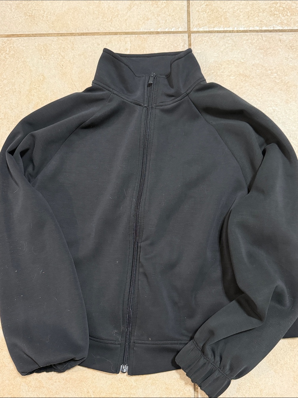 all in motion Black Full-Zip Jacket
